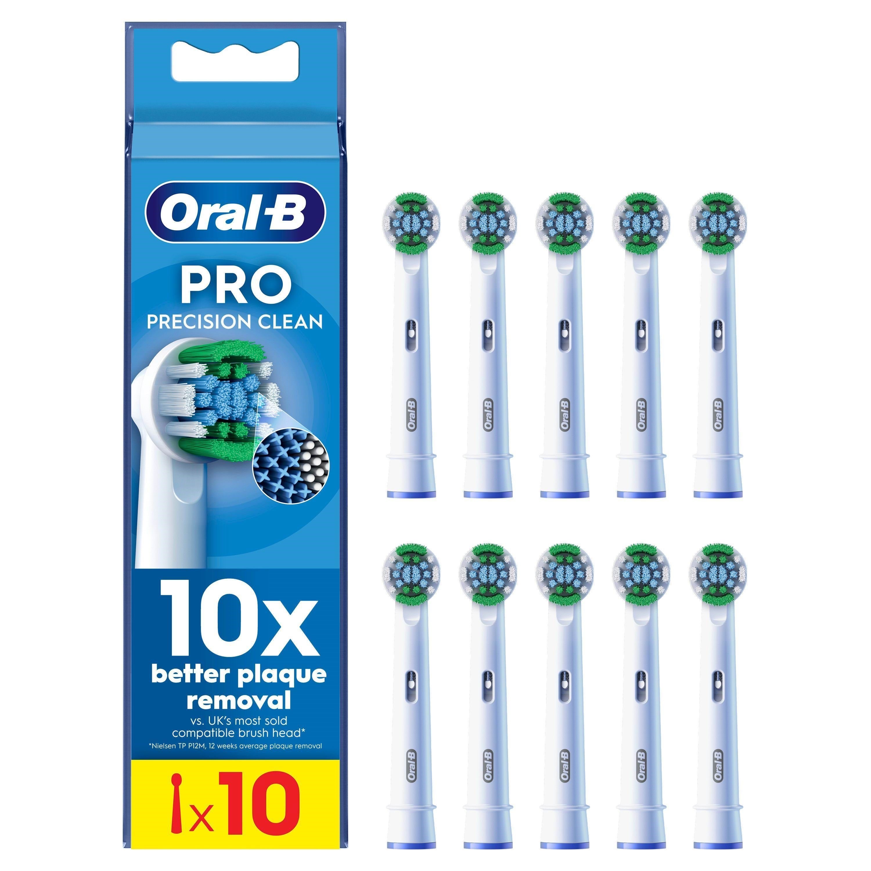 Oral-B Tandbørstehoveder Precision Clean - 10 stk. El Tandbørste 8006540894521