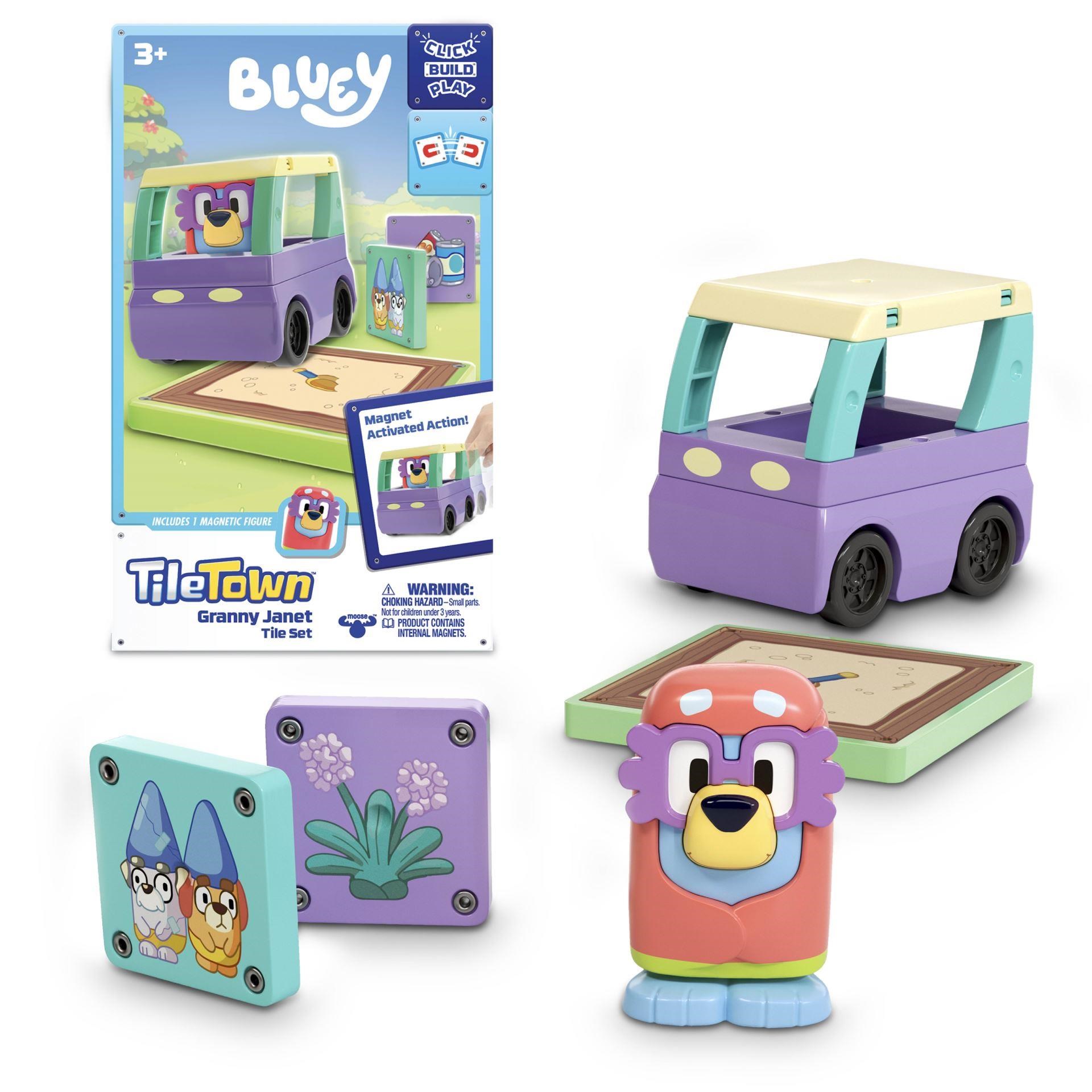 Tile Town Bluey Booster pack - assorted Konstruktionslegetøj 90339