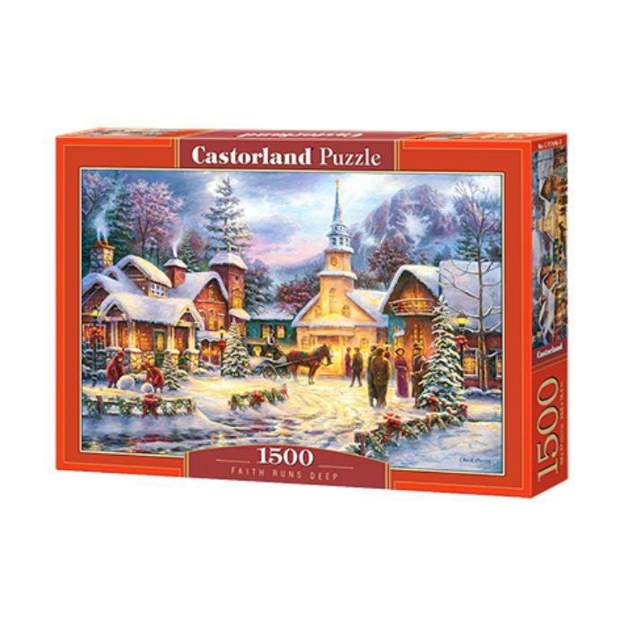 Castorland Jul i bjerglandsby (1500)