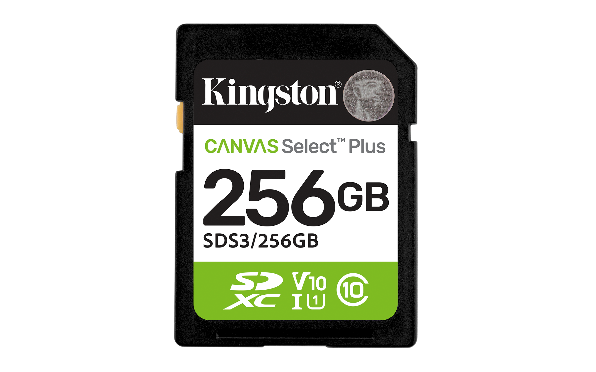 Kingston Canvas Select Plus Gen3 SDXC - 150MB/s - 256GB Hukommelseskort SDS3/256GB