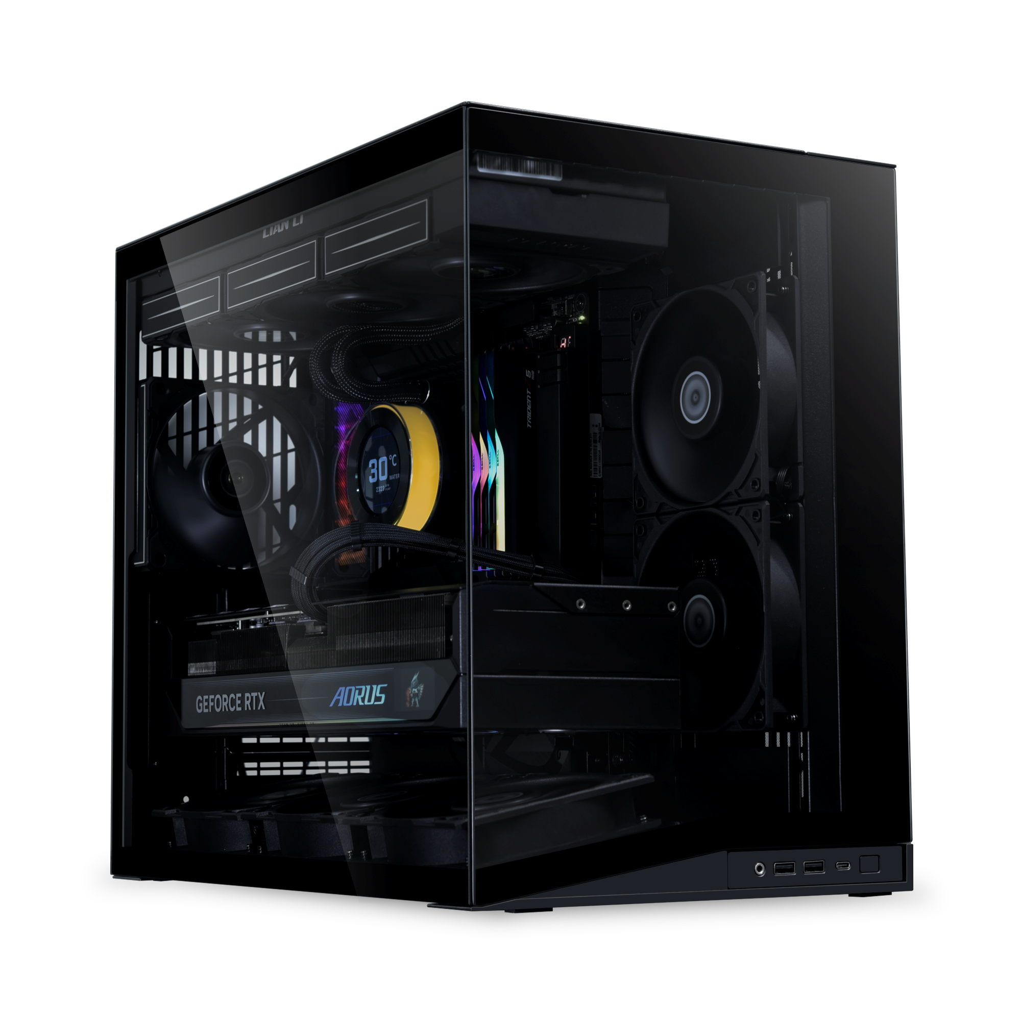 Lian Li O11D Mini V2 Flow black - Kabinet - Miditower - Sort Kabinet G99.O11DMIV2FX.00