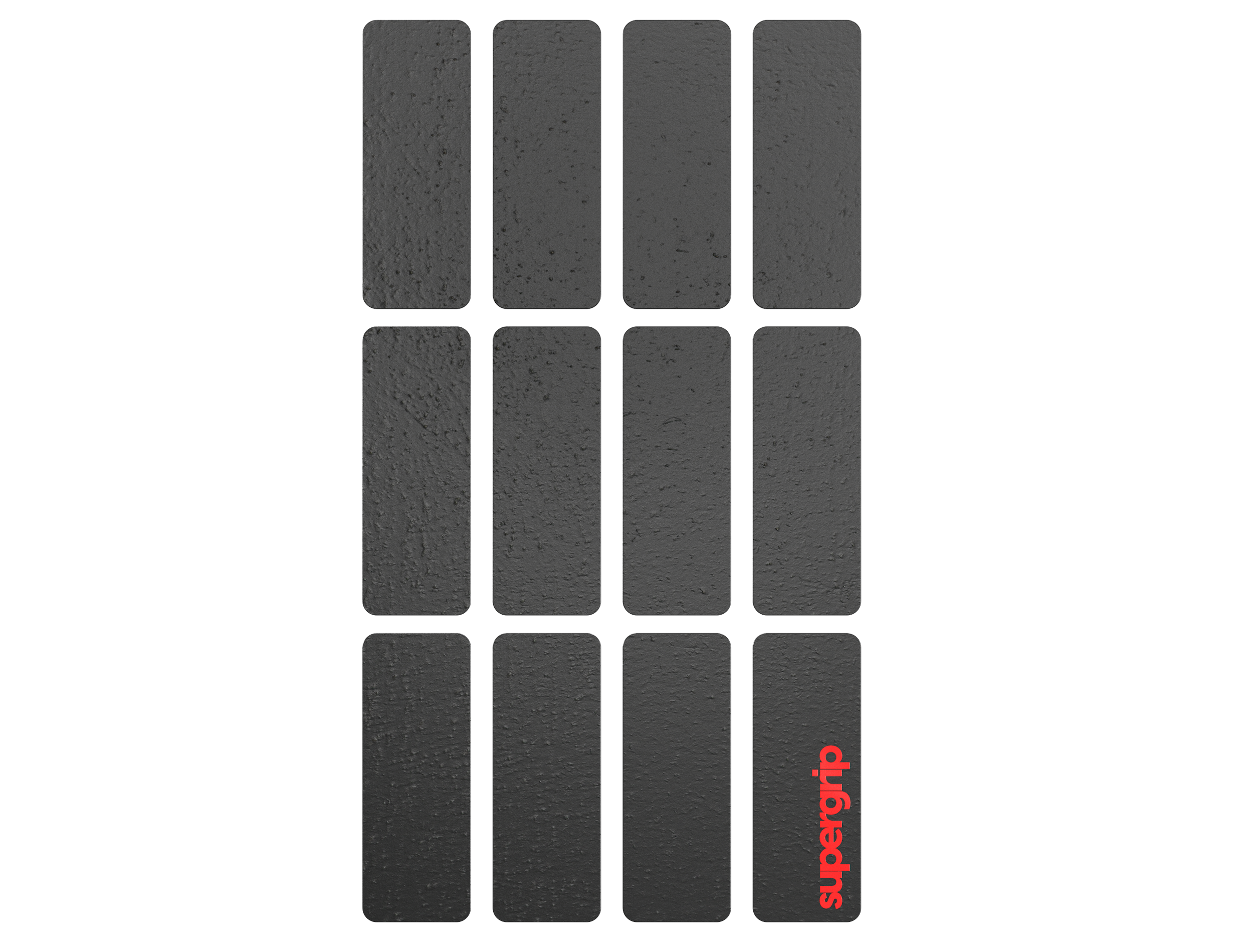 Pulsar Supergrip Universal Grip Tape - Pre-cut 2 Musemåtte Sort SGDIY3