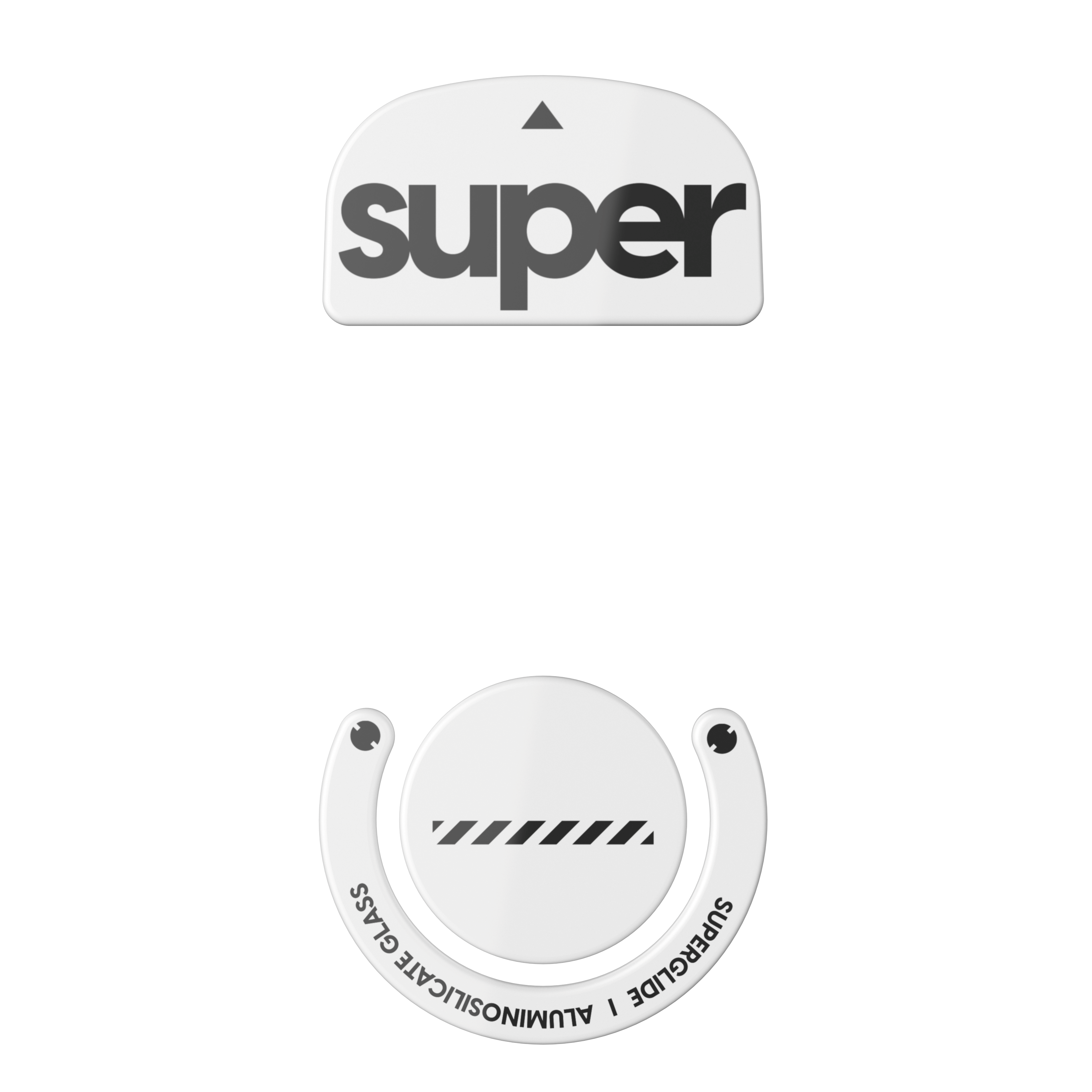 Pulsar Superglide (Type-C) for Logitech G PRO X SUPERLIGHT - Hvid Musemåtte LGSSGW2