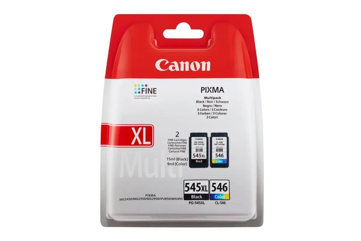 Canon PG-545XL/CL-546 8286B010 Multipack Printerpatron Og Toner Mange farver