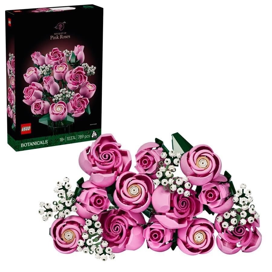 LEGO Botanicals 10374 Buket af pink roser byggesæt 18+ år