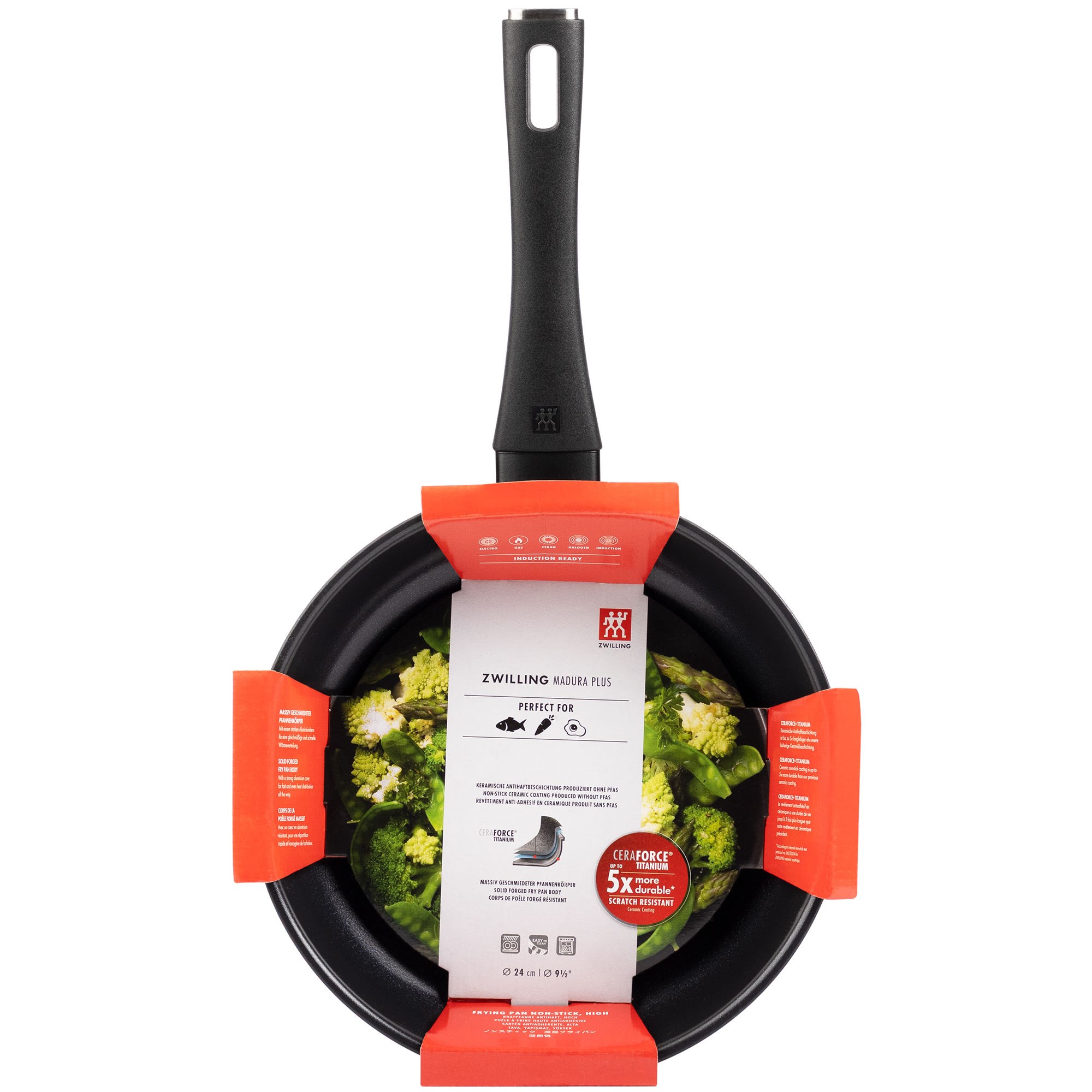 Zwilling - Madura Plus Ceramic Saute Pan - Black - 24 cm Pande 1030791