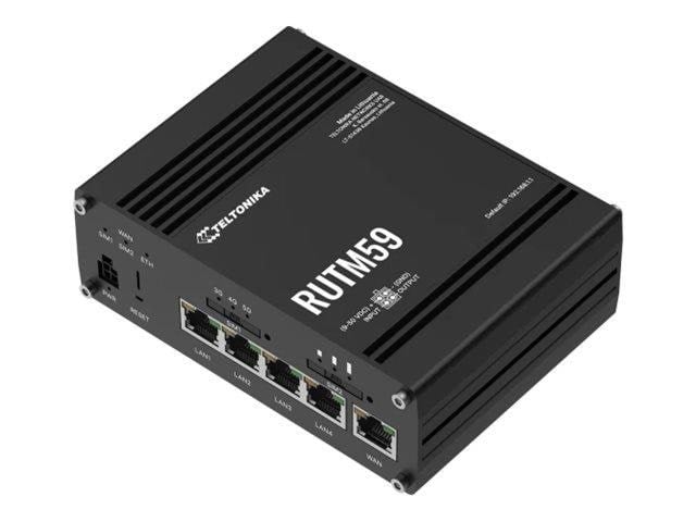 Teltonika RUTM59 Cellular 5G Router US Power Adapter - Wireless router Router RUTM59000000