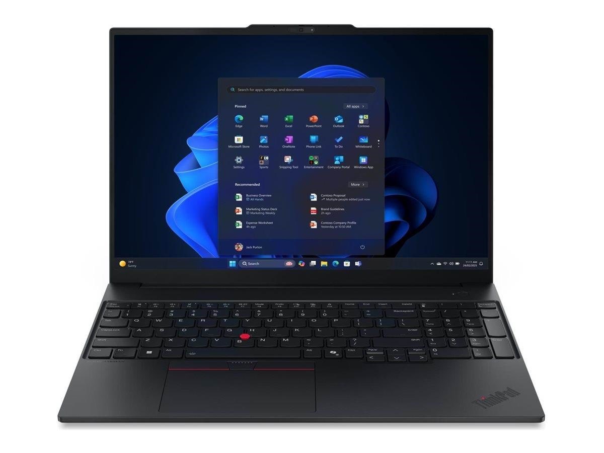 Lenovo Thinkpad E16 Gen 3 - 16" | Core Ultra 5 | 16GB | 512GB Bærbar Sort 21SR006JMX