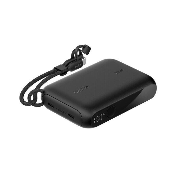 Belkin 10K PD20W Power Bank with Display - 10000 mAh Powerbank Sort BPB027HQBK