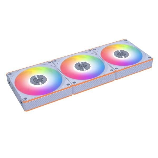 Lian Li UNI FAN CL Wireless Reverse Fan 3-Pack - Kabinet køler - 120mm - Hvid med RGB LED lys