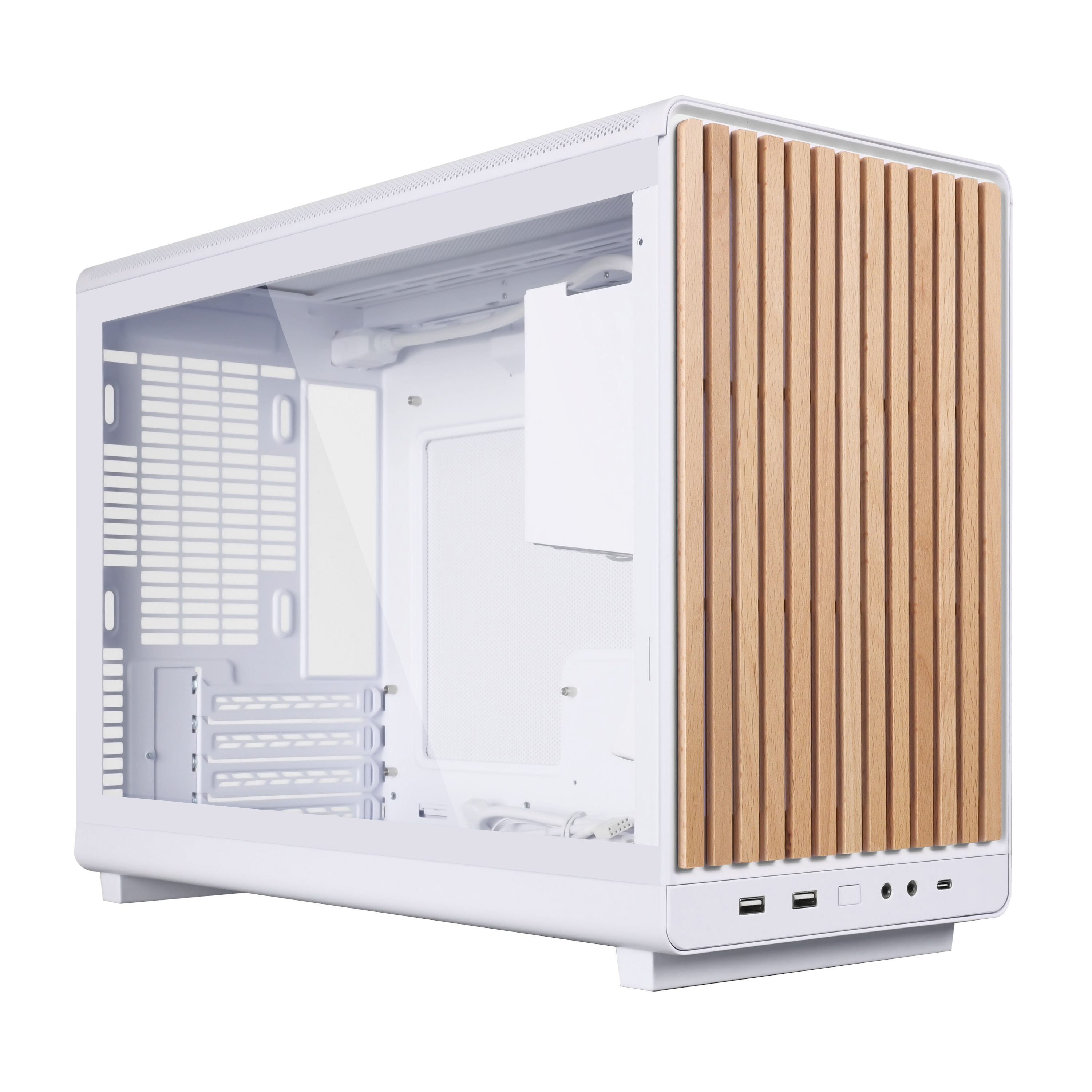 Lian Li A3 Wood White - Kabinet - Minitower - Hvid Kabinet G99.A3W-WDG.00