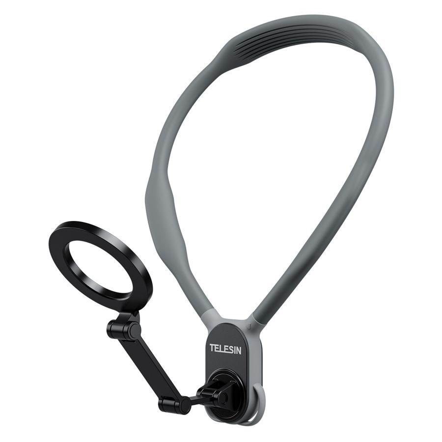 TELESIN Smartphone Magnetic Neck Holder Grey Mobil Tilbehør MNM-001