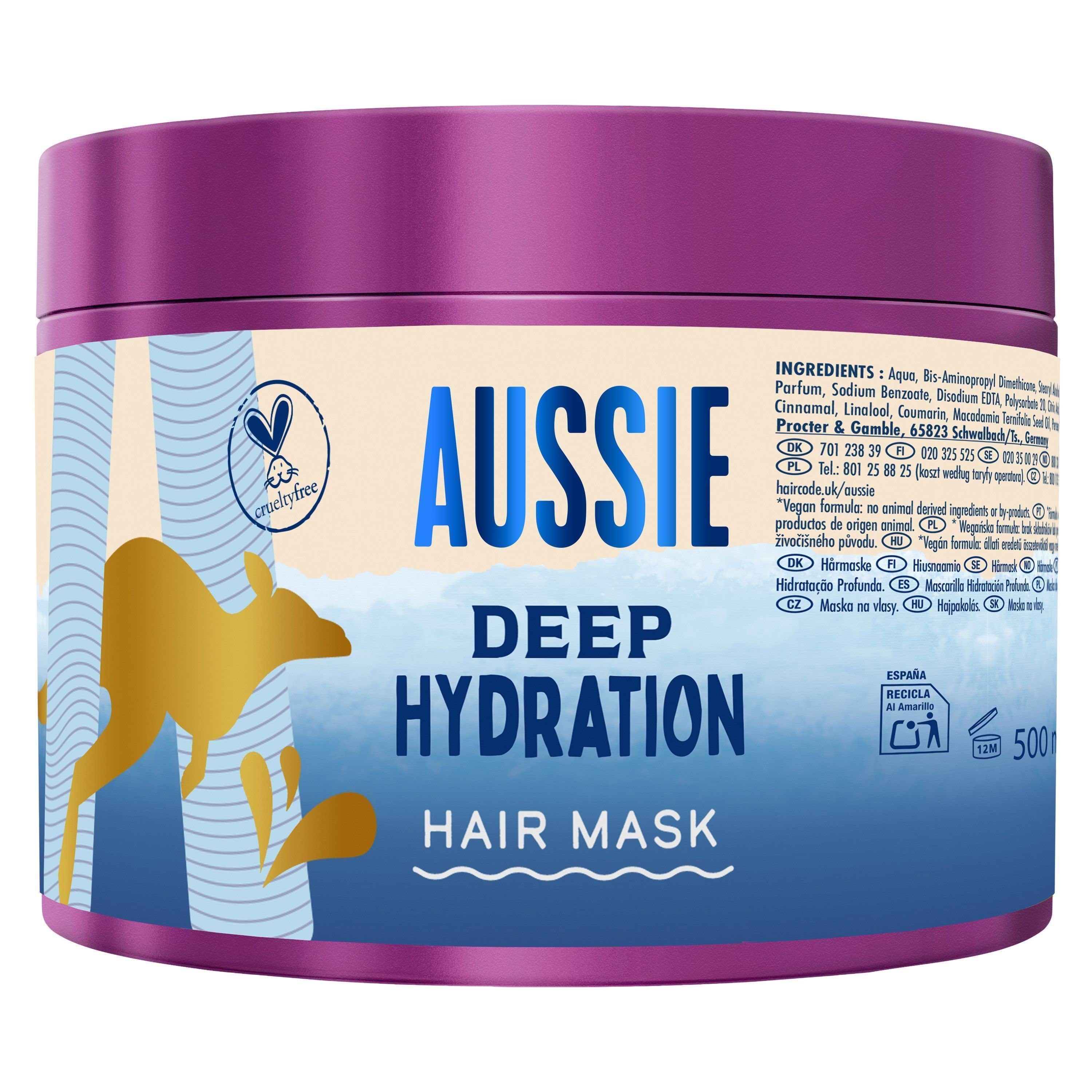 AUSSIE DeeepMoisture Hair Mask - 500ml Haarpleje 8700216890106