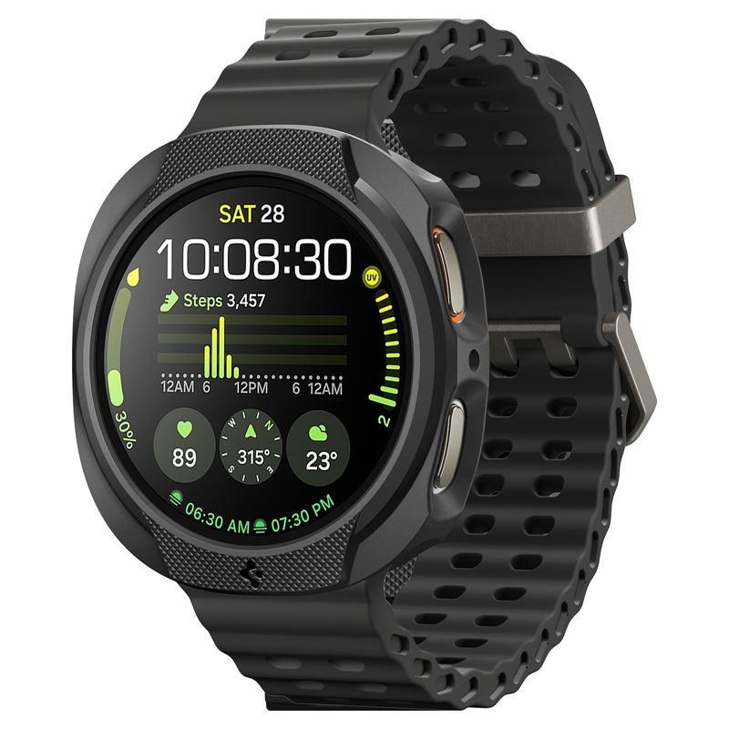 Spigen Liquid Air - matte black - Samsung Galaxy Watch 8 (40mm) Smartwatch Tilbehør ACS09840