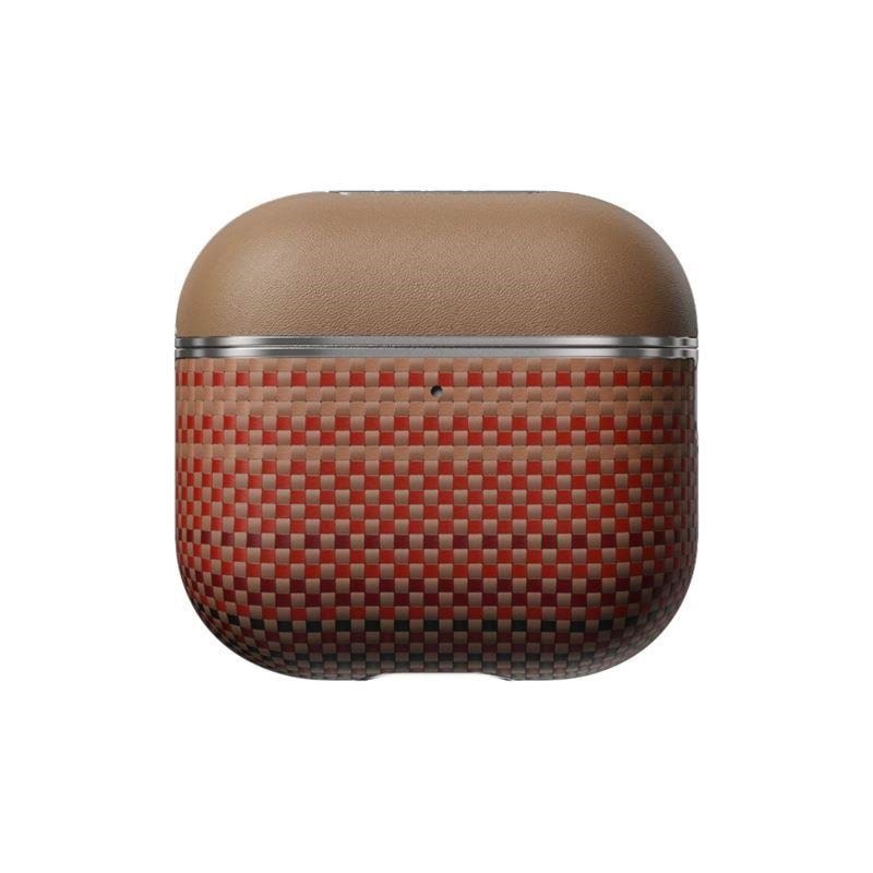 PITAKA Aramid Fiber Magnetic Case sunset - AirPods 4 Mobil Tilbehør APM2405