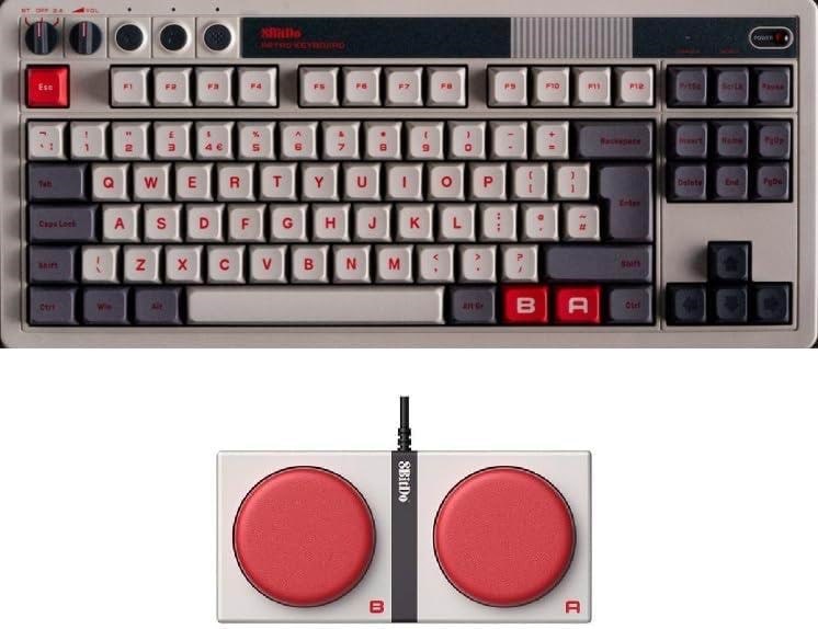 8BitDo Retro Mechanical Keyboard (N Edition) - Engelsk - UK Tastatur 6922621507642