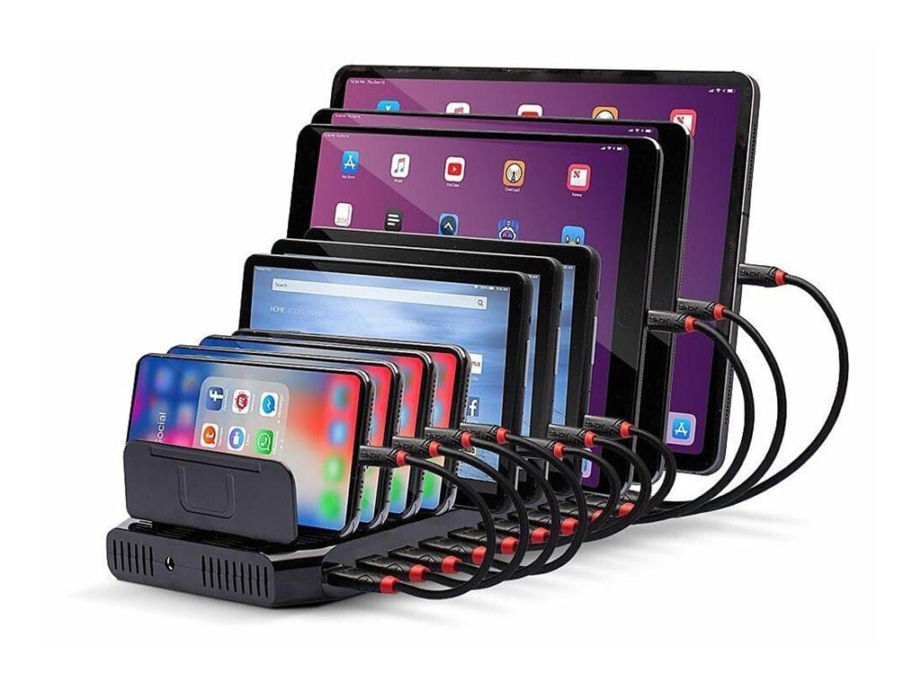 Lindy 96W 10 Port USB Charging Station Mobil Oplader 73309
