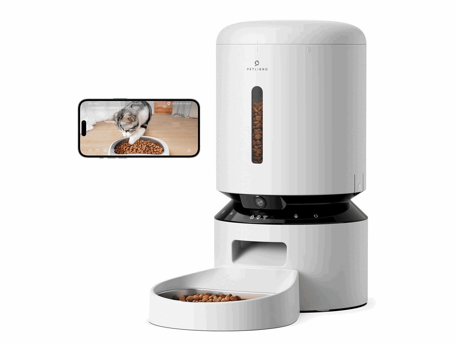 Petlibro Granary Smart Camera Feeder 5L White Katteudstyr PL-AF203-34W