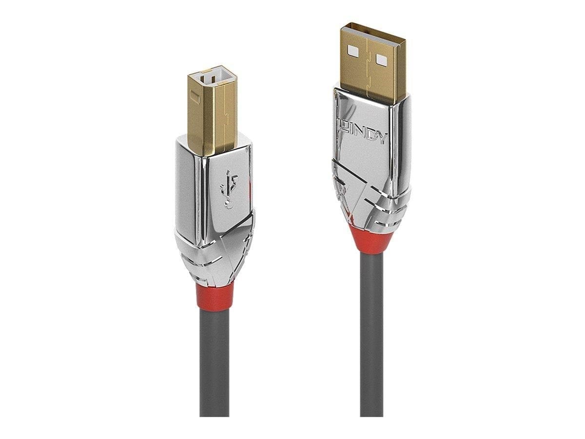 Lindy CROMO - USB cable - USB to USB Type B - 2 m Usb Kabel Grå 36642