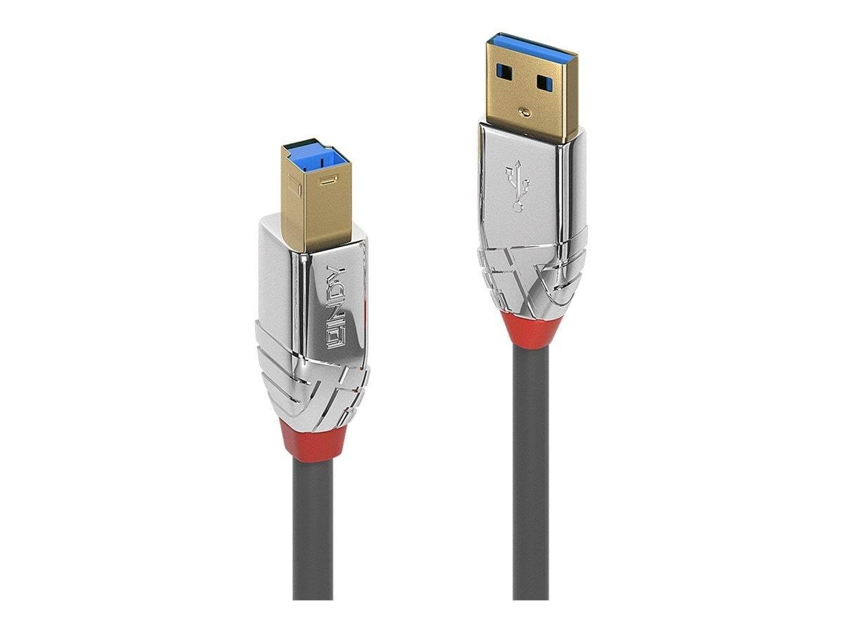 Lindy CROMO - USB cable - USB Type A to USB Type B - 5 m Usb Kabel Grå 36664