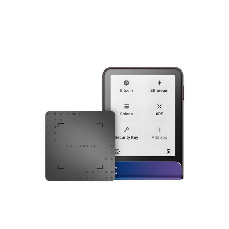 Ledger Flex Neptune Blue Crypto Hardware Wallet with Recovery Key Mobil Tilbehør 3760027785430