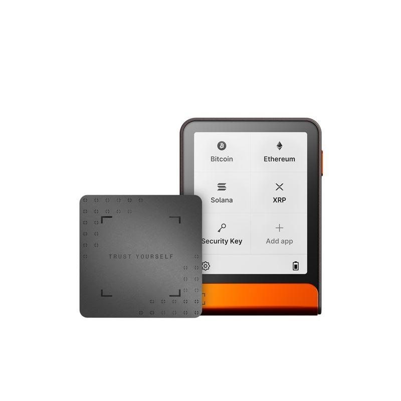 Ledger Flex Orange Crypto Hardware Wallet with Recovery Key Mobil Tilbehør LEDGERFLEX-ORANGE-RK