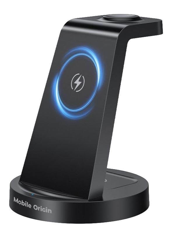 Mobile Origin 3in1 Wireless Charger PW13 Samsung Compatible Mobil Oplader MO-31WCH-PW13