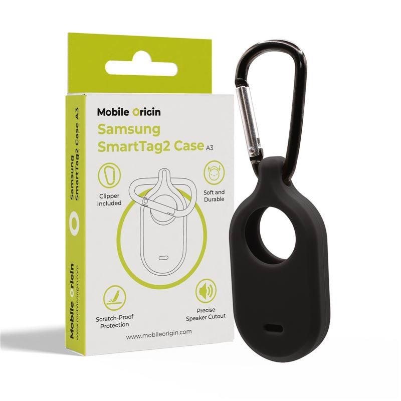 Mobile Origin Samsung SmartTag2 Case - black Mobil Tilbehør MO-SST2-BLK