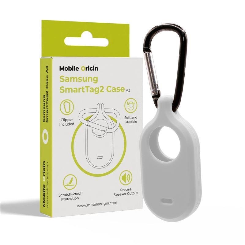 Mobile Origin Samsung SmartTag2 Case - white Mobil Tilbehør MO-SST2-WHT
