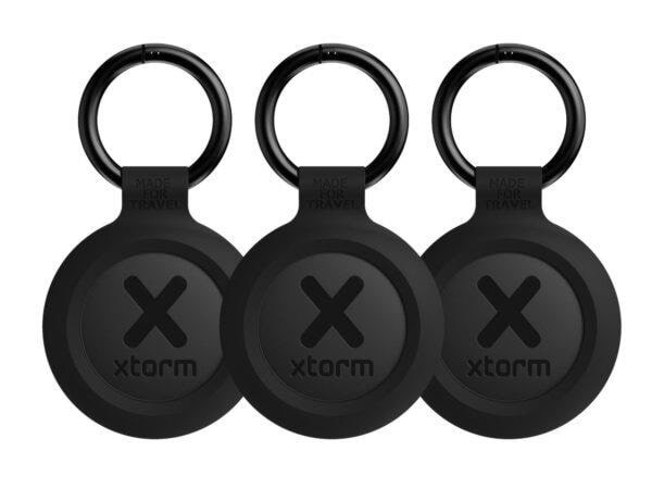 Xtorm TravelTag Tracker 3-Pack for iOS & Android Black Kabel Organisering Sort XTAG2GA11-3PACK
