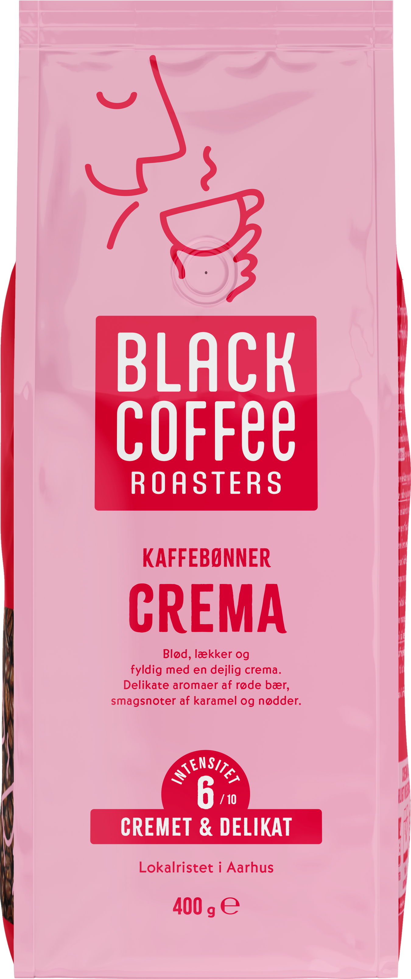 Black Coffee Roasters Crema 400g Kaffemaskine Pink 20217980