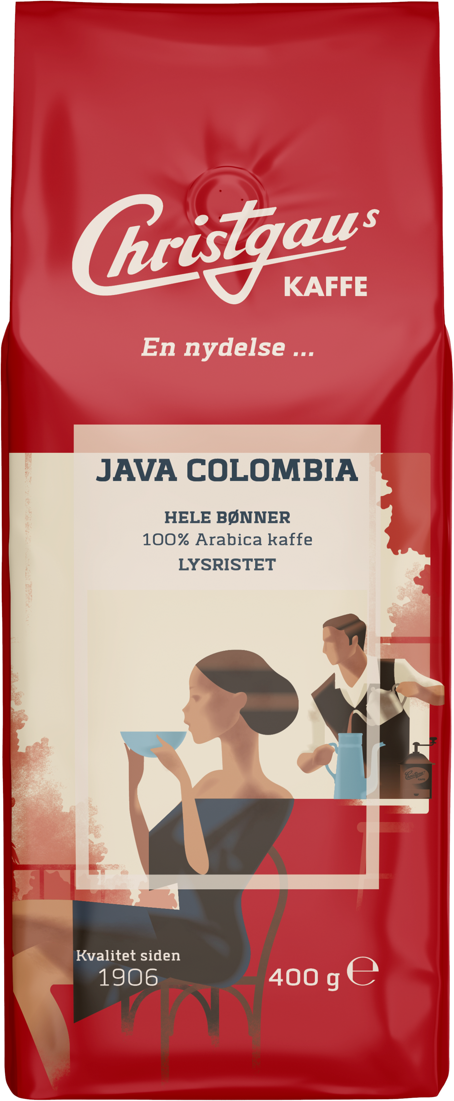 Christgau Java/Colombia hele bønner - 400g Kaffemaskine Brun 20318440