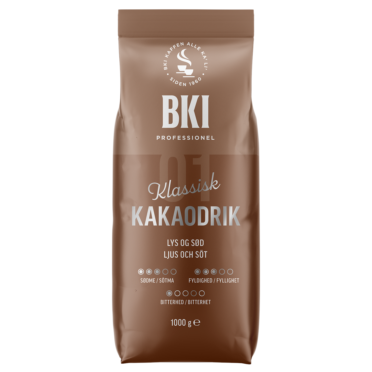 BKI Kakaodrik lys og sød 14% 1 kg Kaffemaskine Brun 40730930