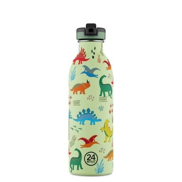 24Bottles - Urban Bottle - Jurassic Friends - 500 ml Køkkentilbehør 24B2060