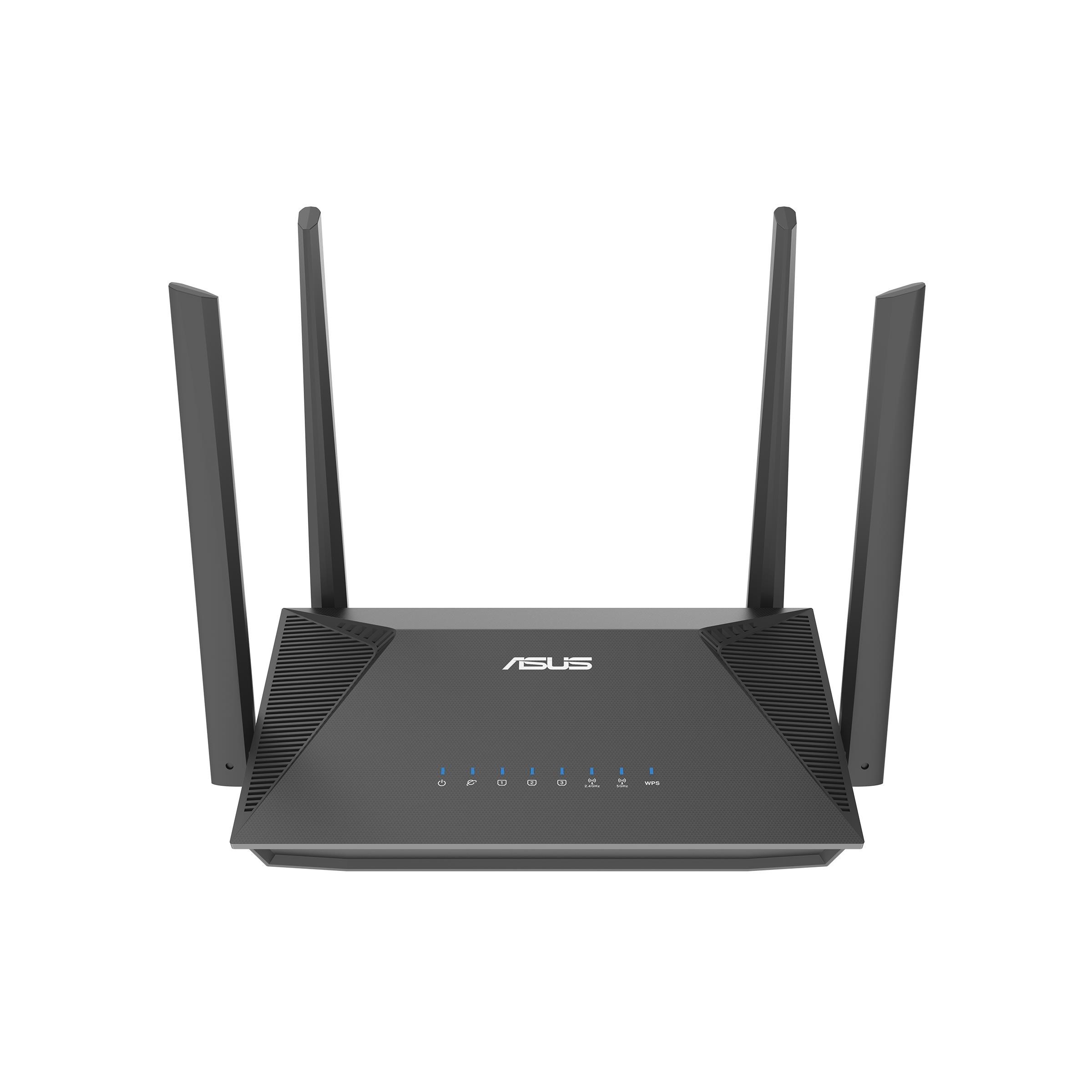 ASUS Wi?Fi 6 Dual-band - 3000 Mbit/s - 4-Port - Wireless router Router 90IG08T0-MO3H10