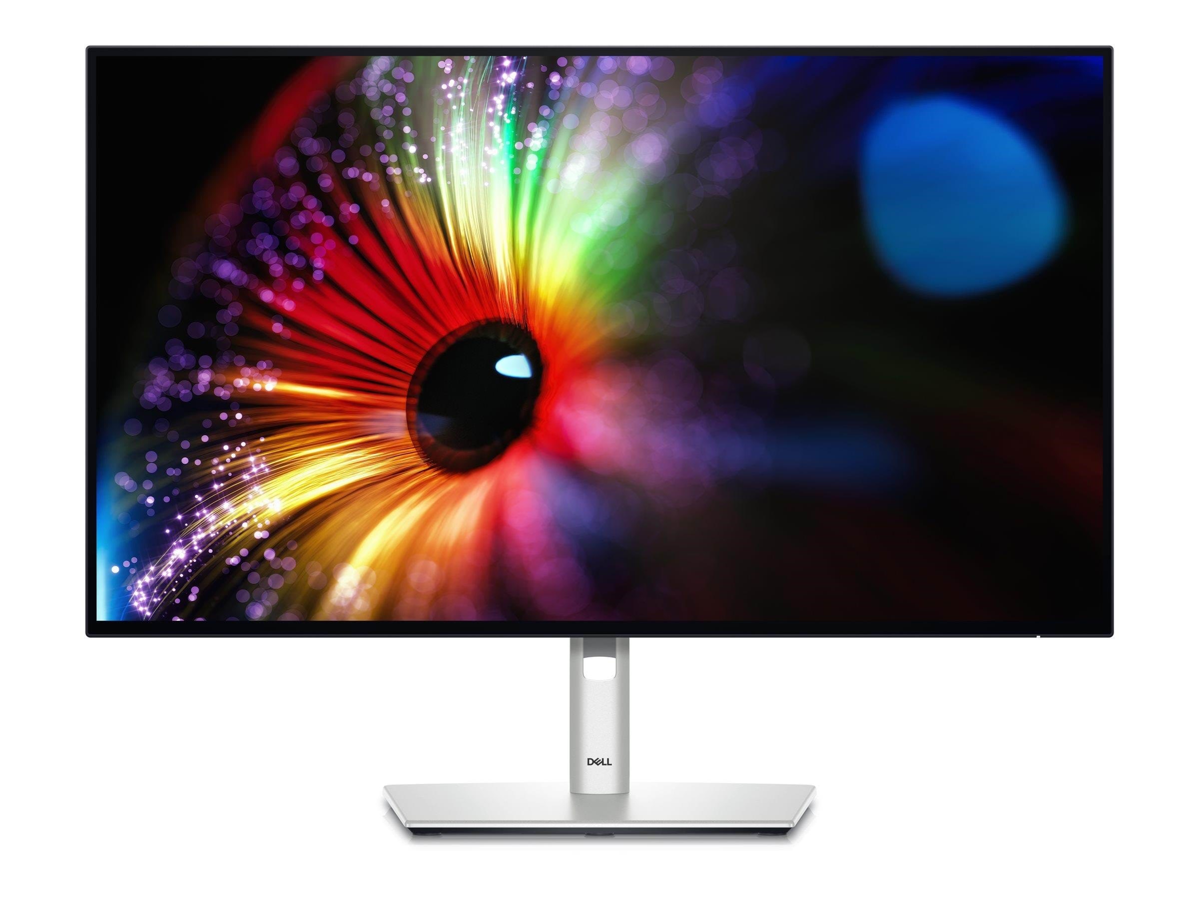 27" Dell UltraSharp U2724D - 2560x1440 (QHD) - 120Hz - IPS Computerskærm Silver DELL-U2724DHF