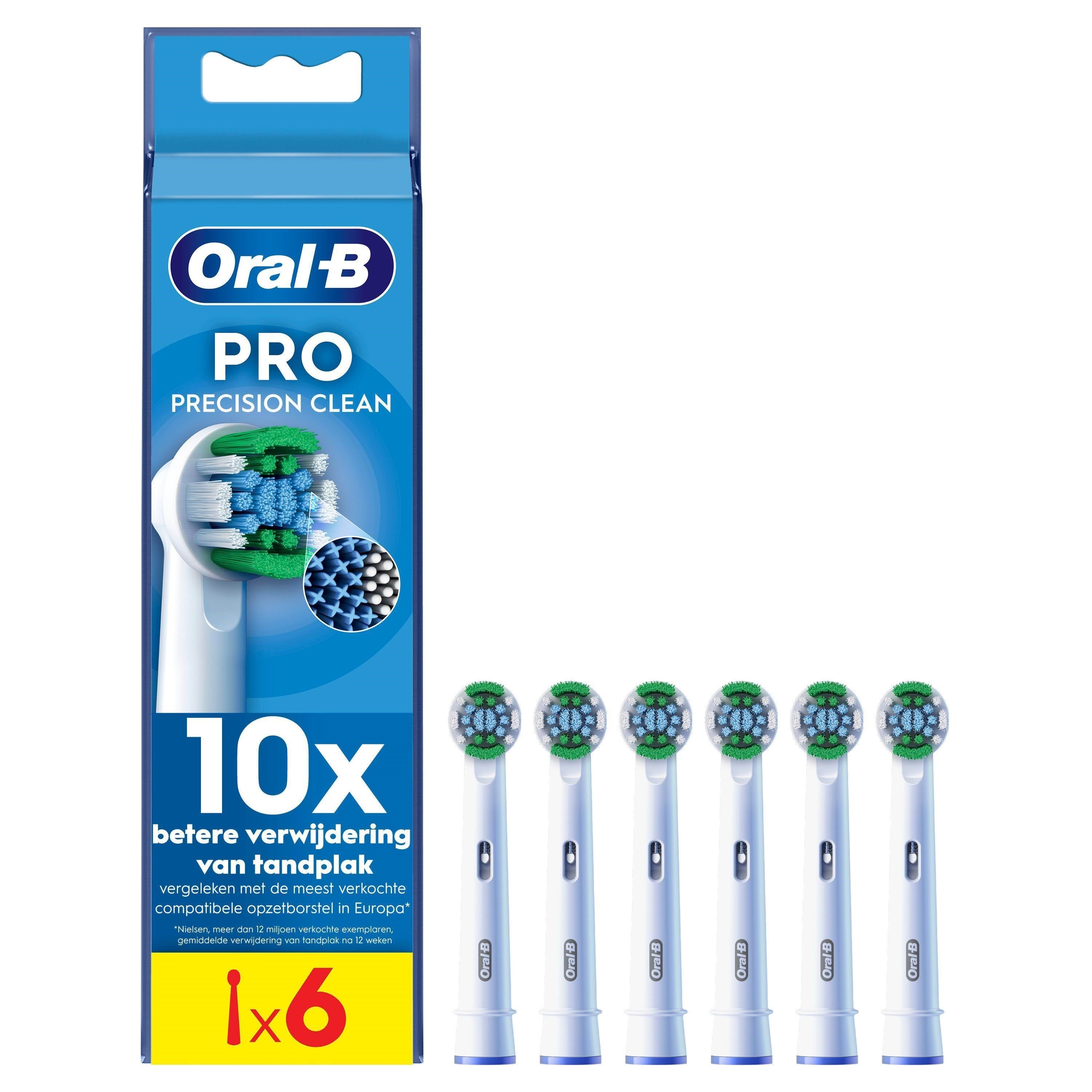 Oral-B Tandbørstehoveder Precision Clean - 6 pcs El Tandbørste 8006540894088
