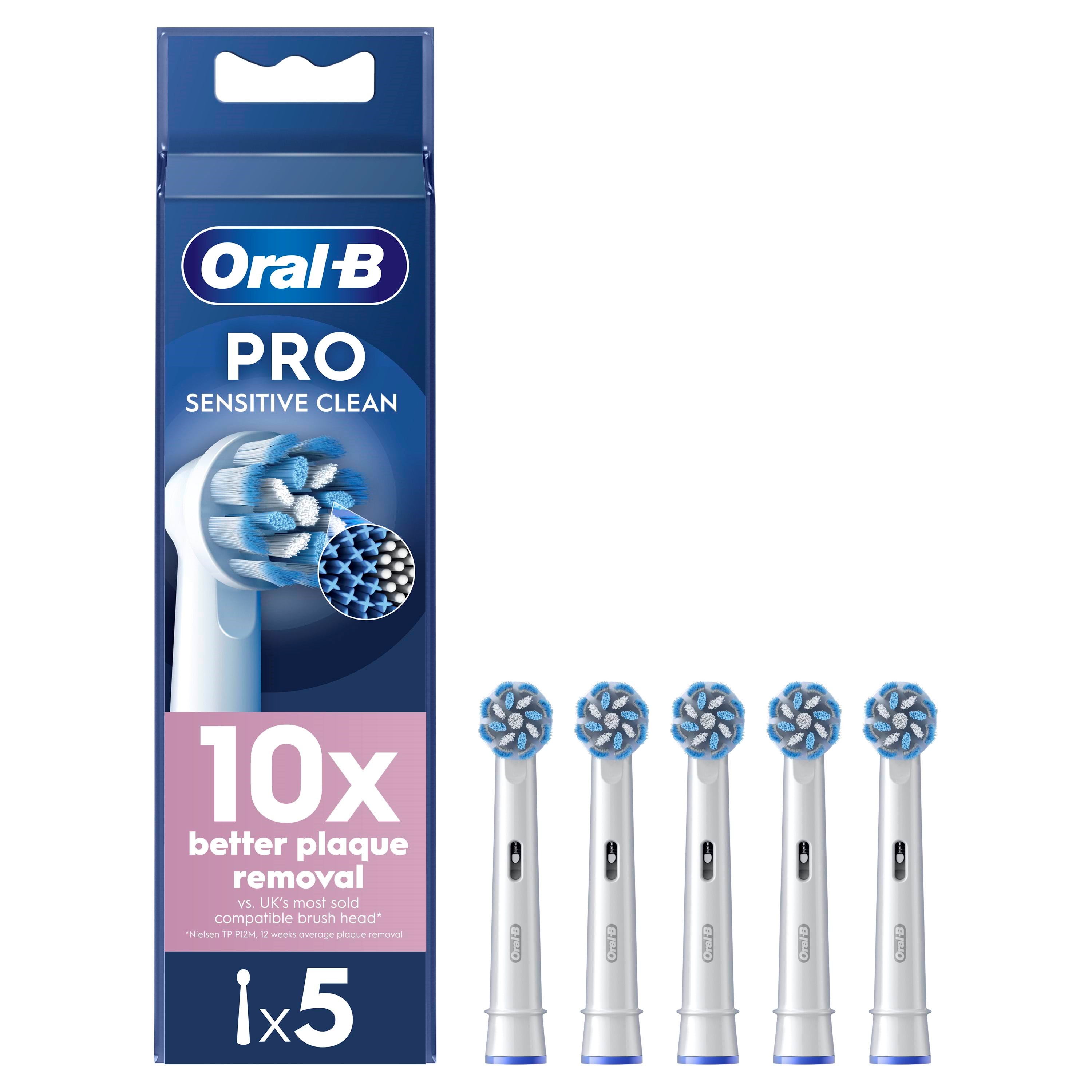Oral-B Tandbørstehoveder Sensitive Clean & Care - 5 pcs El Tandbørste 8006540892367
