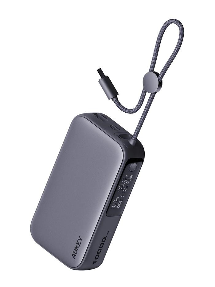 Aukey Spark Sling 30W - 10000 mAh Powerbank Grå PB-Y47