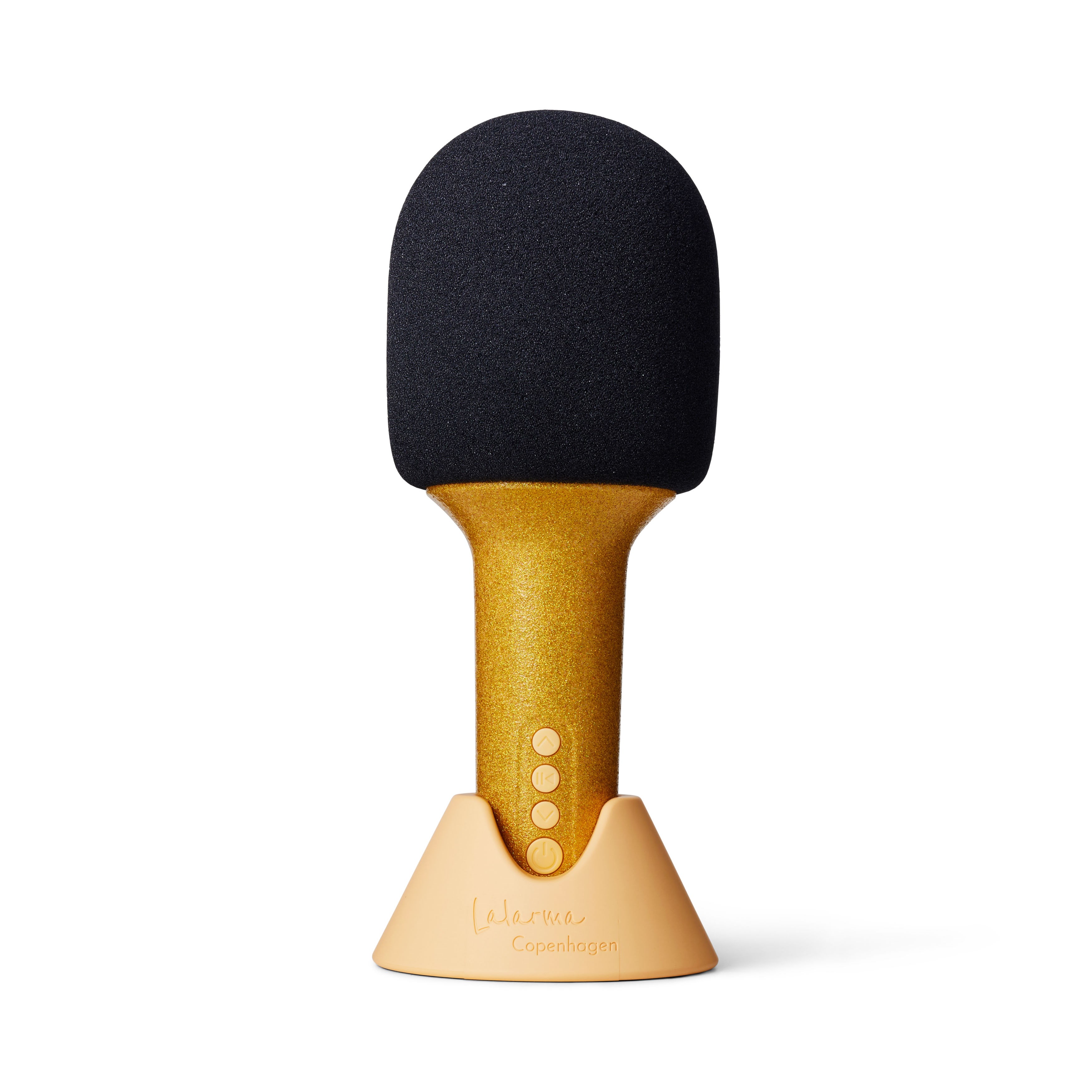 Lalarma Glitter Grove mikrofon - Guld Musik LALAR-GGM-GL