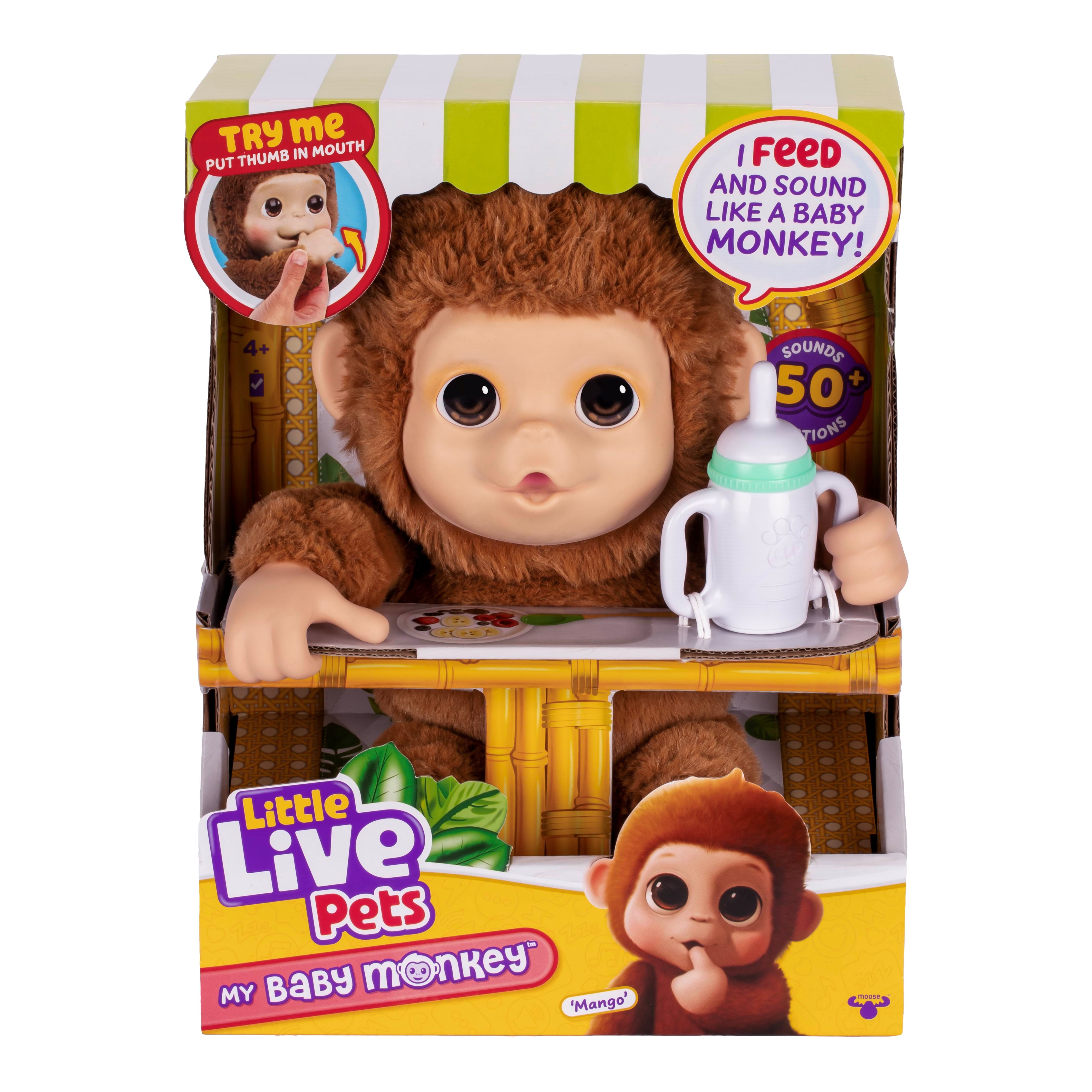 Little Live Pets My Baby Monkey Bamser 26613