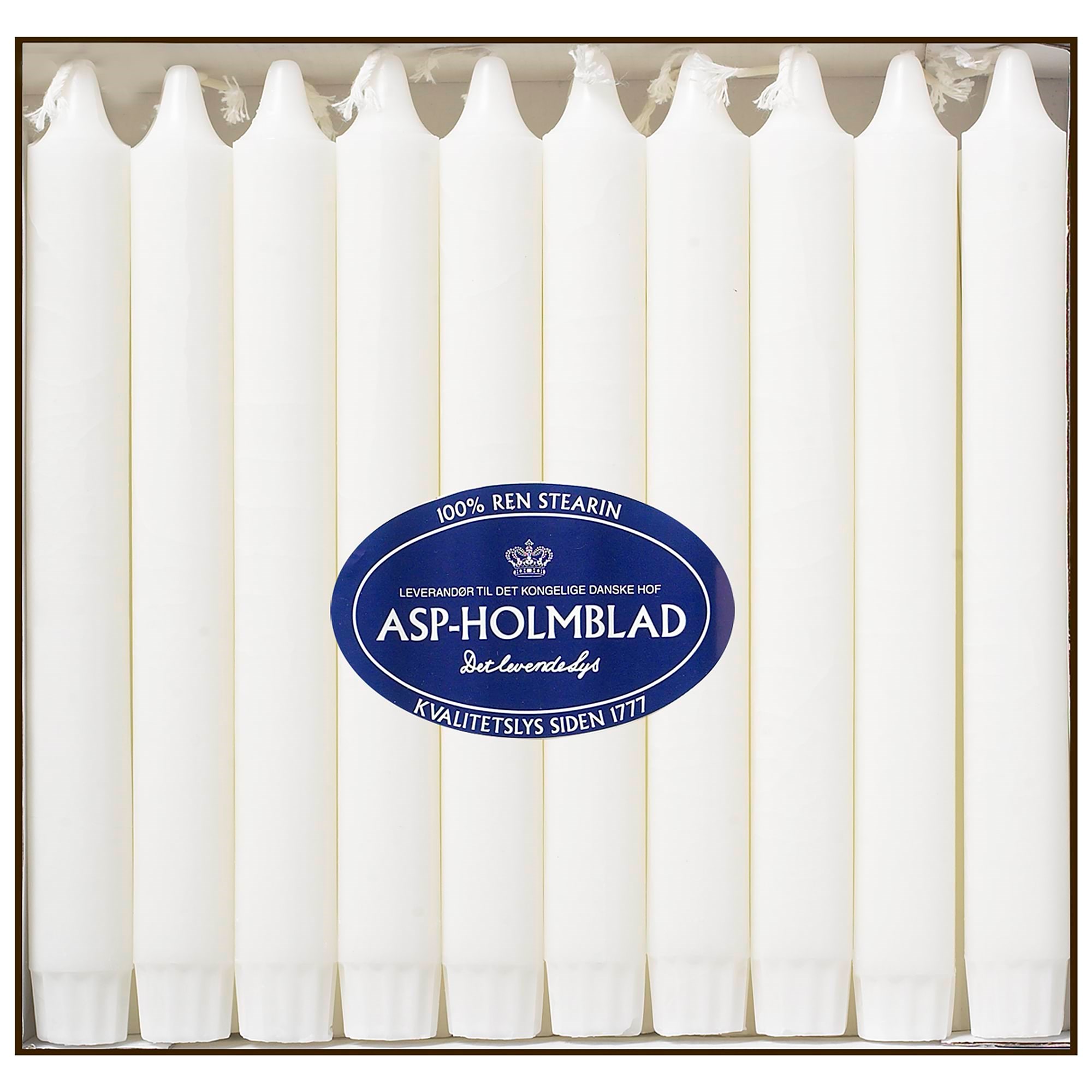 Asp-Holmblad Kronelys White Boligindretning 63040