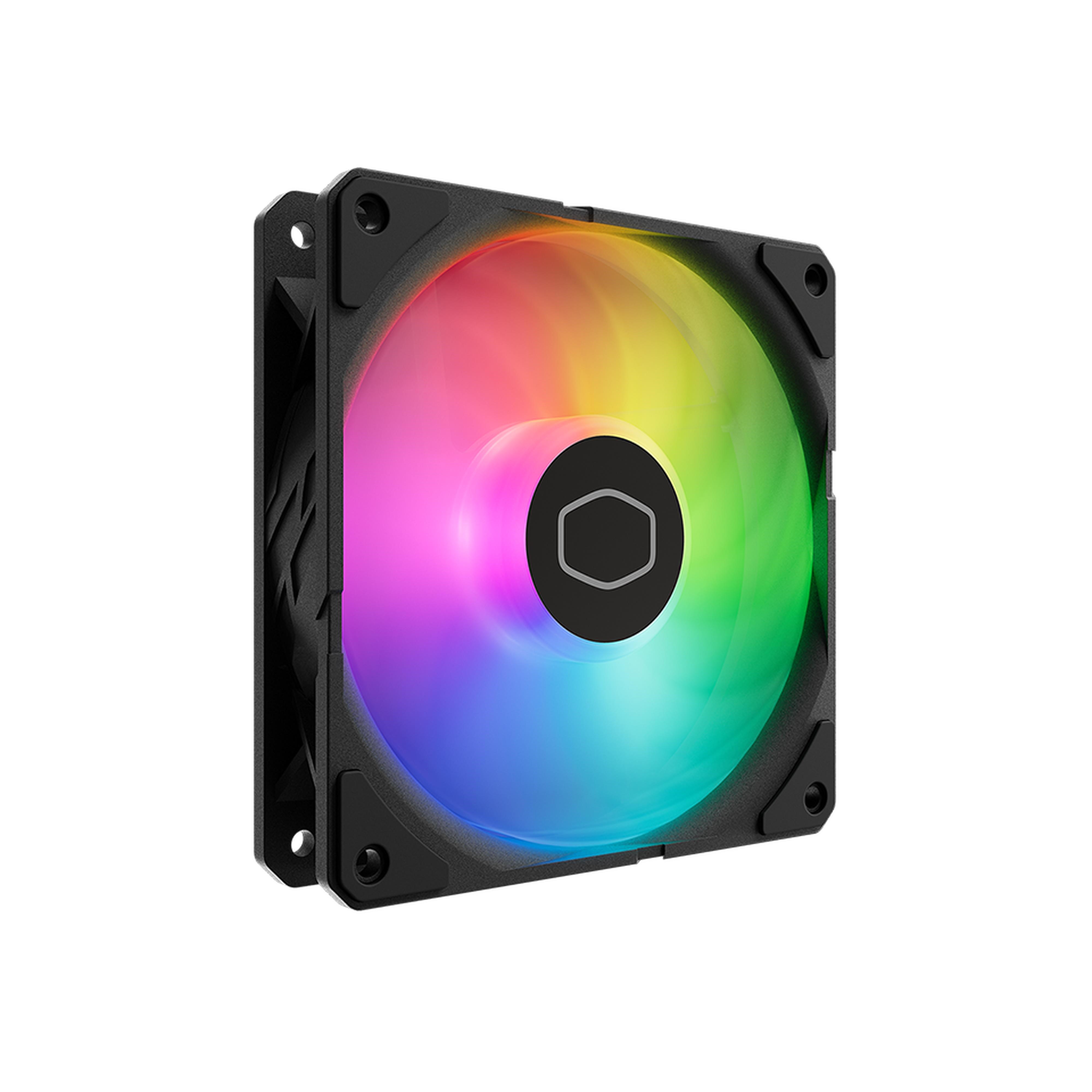 Cooler Master SickleFlow Edge 120 ARGB Fan - Black - Kabinet køler - 120mm - Sort