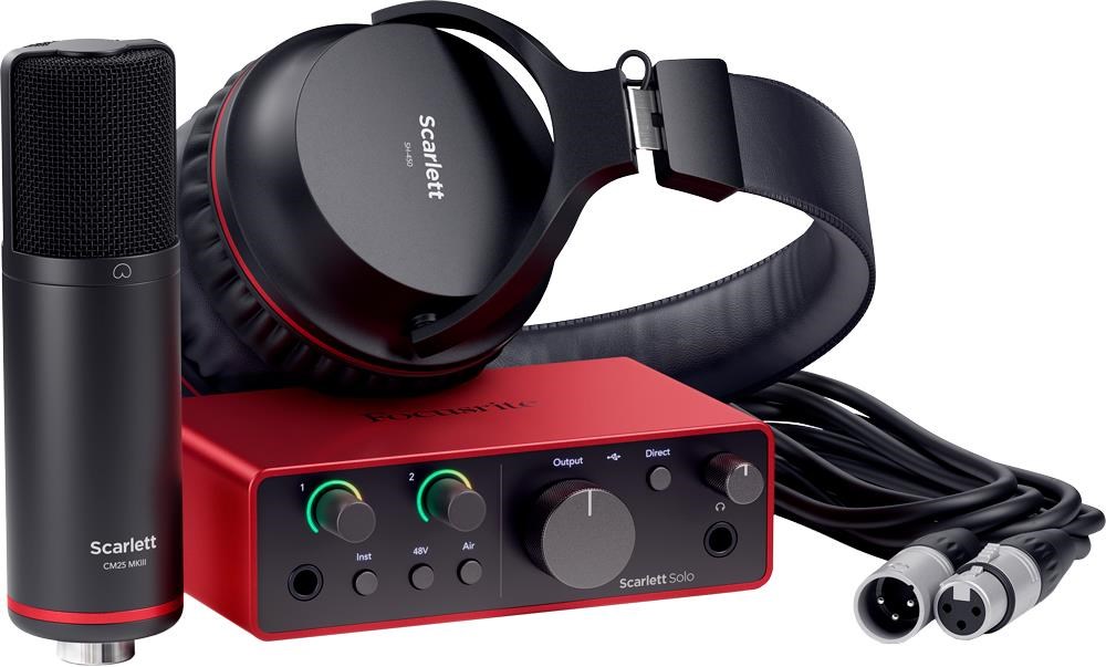 Focusrite ScarlettSolo Studio Kit - 4th Gen Musikinstrument 596950