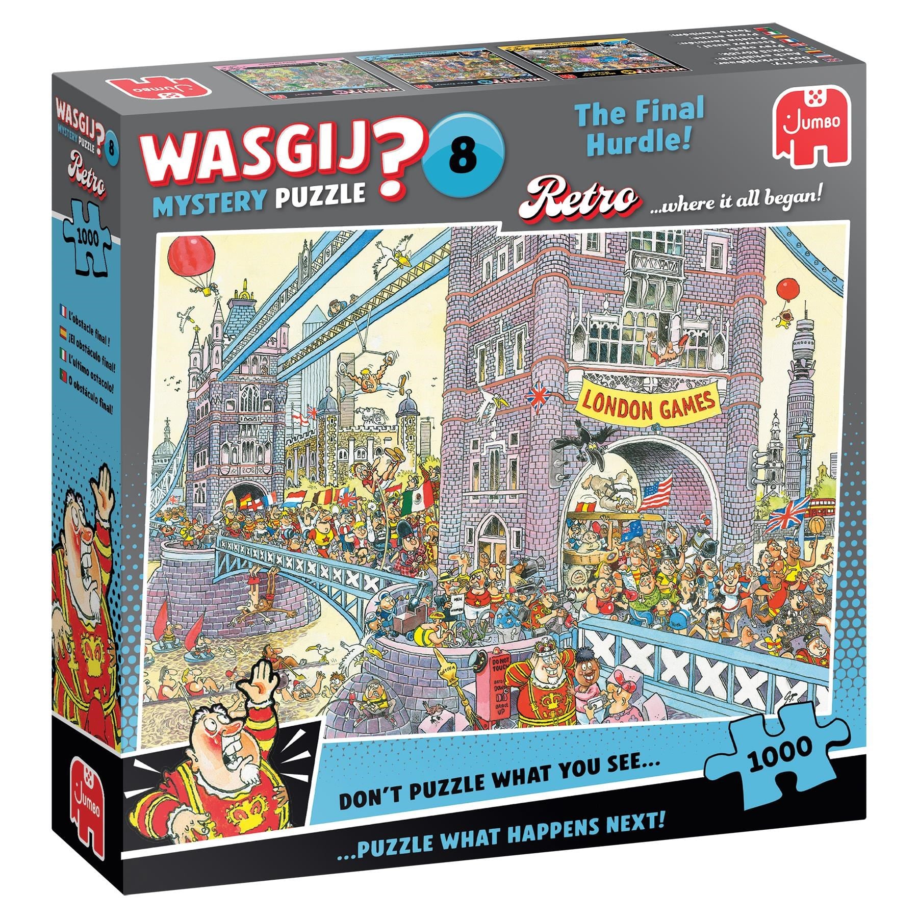 Wasgij Retry Mystery 8 The Final Hurdle! (1000) Puslespil 1110100581