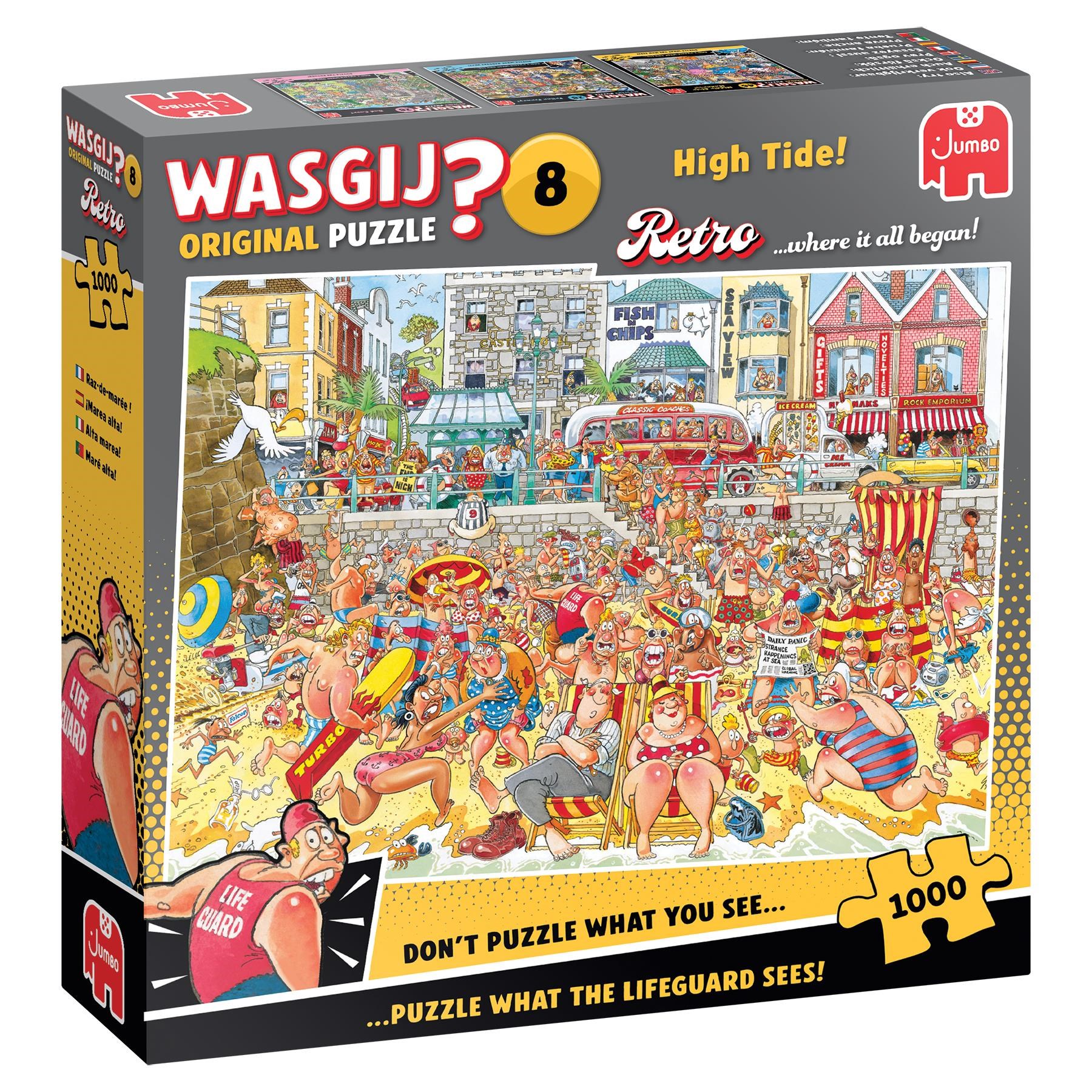 Wasgij Retro Original 8 High Tide! (1000) Puslespil 1110100579