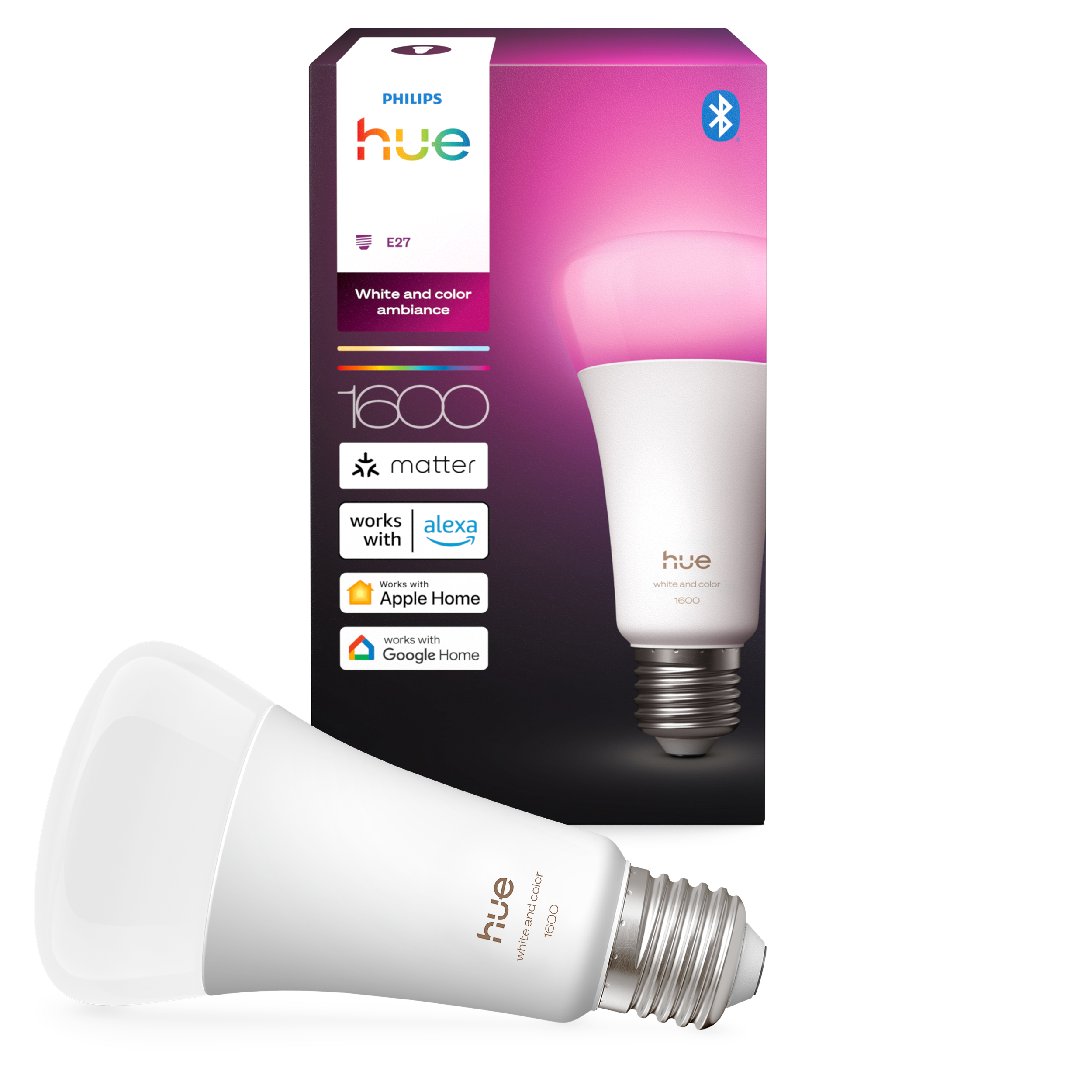Philips Hue A67 - E27 pære - 1600 - 1-pak Smart Home 929003853601