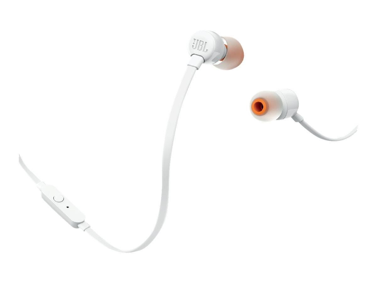 JBL T110 - In-Ear - White Hovedtelefoner Og Headset Hvid JBLT110WHTE