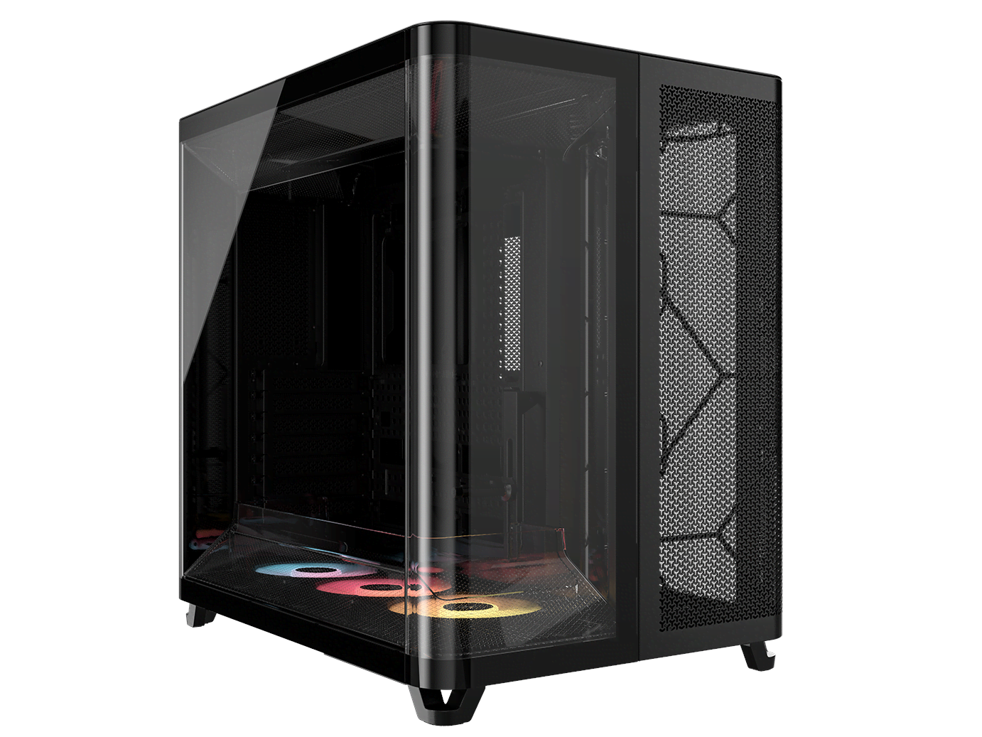 Corsair AIR 5400 LX-R LINK Black - Kabinet - Miditower - Sort Kabinet CC-9011320-WW