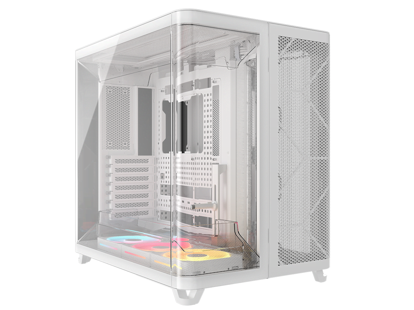 Corsair AIR 5400 LX-R LINK White - Kabinet - Miditower - Hvid Kabinet CC-9011321-WW